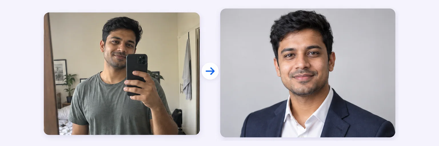 AI Headshot Generator example