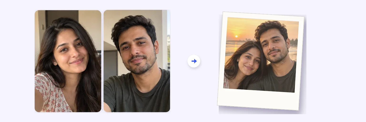 AI Polaroid Photo example