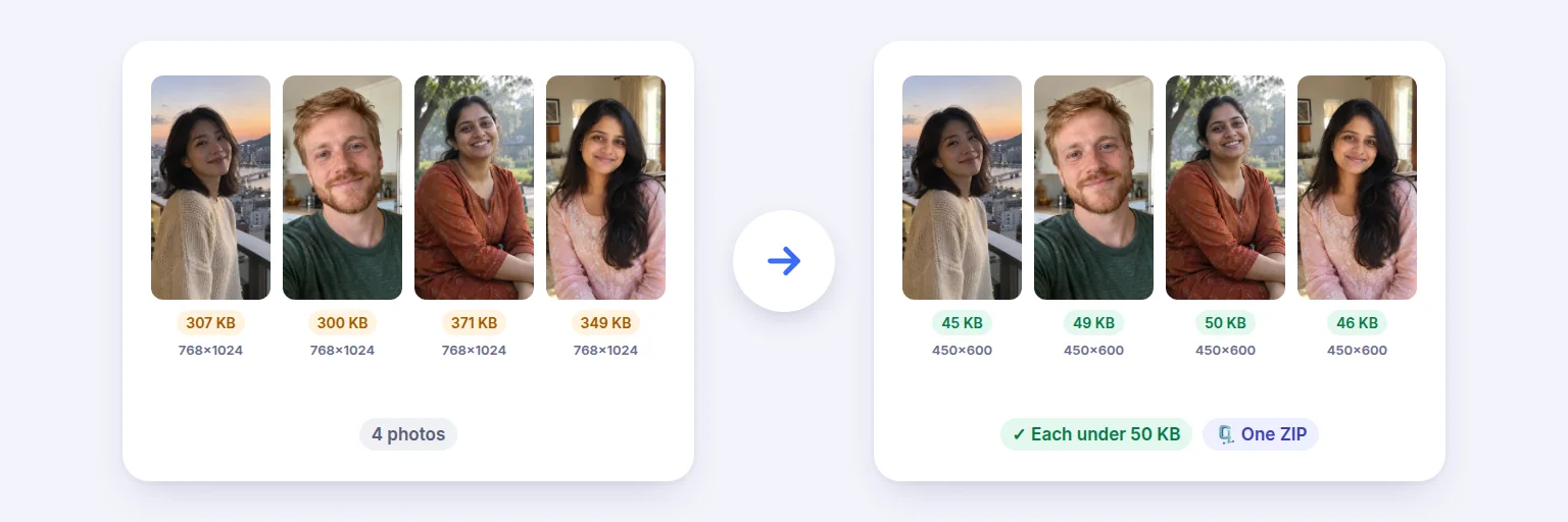 Bulk Image Resizer example