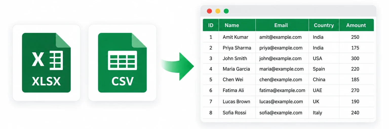 CSV & Excel Merger — a real before and after result