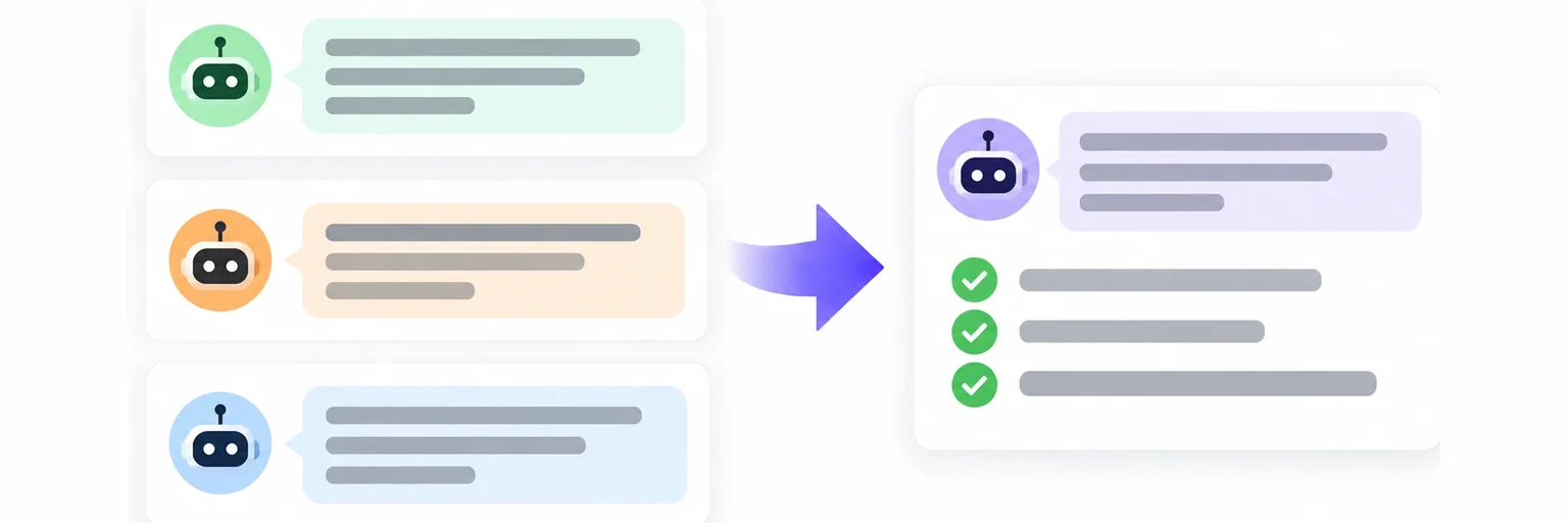 AI Answer Merger example