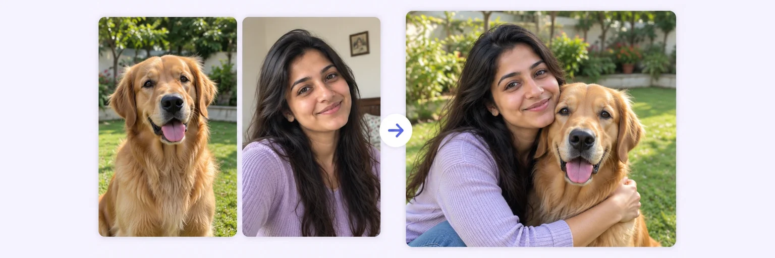 Pet Photo Merger example