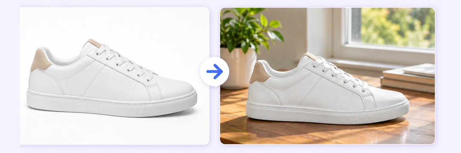 AI Product Mockup example