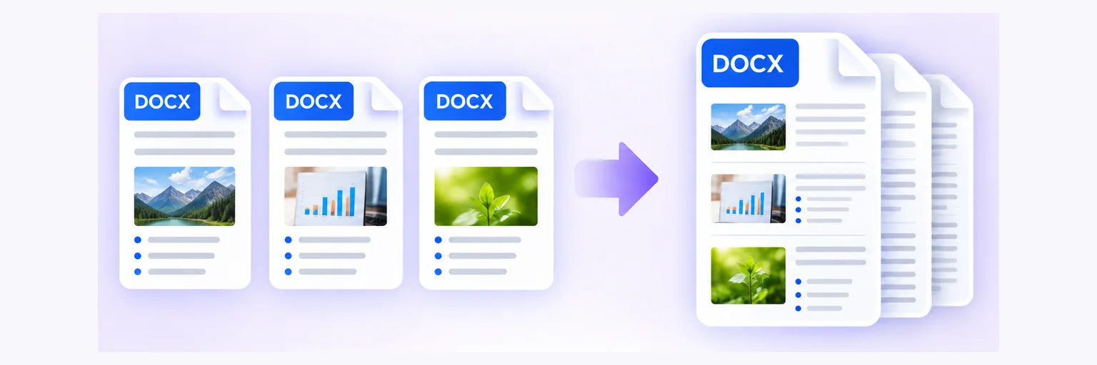 Word Merger example